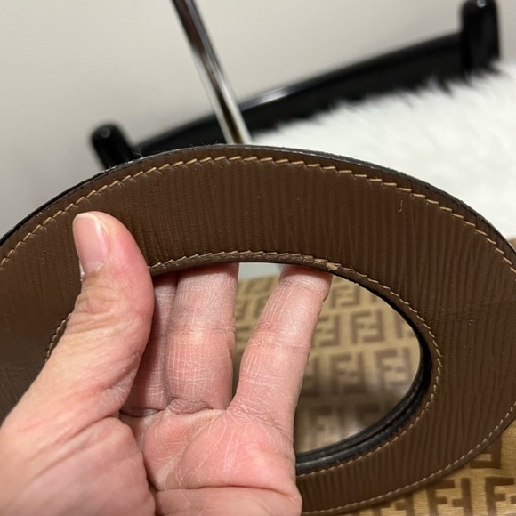 SOLD 🎉Fendi authentic bag FF brown purse - Picture 7 of 11